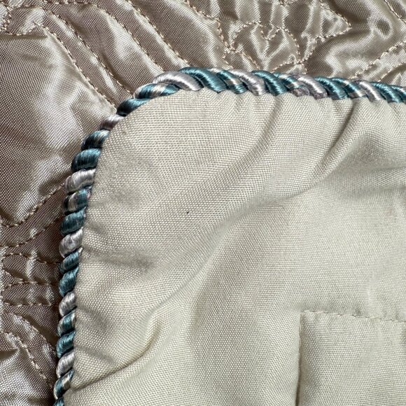 Hutton Wilkinson Quilted Polyester Pillow Shams Set Of 2 Elegant Design & Trim - Picture 4 of 9